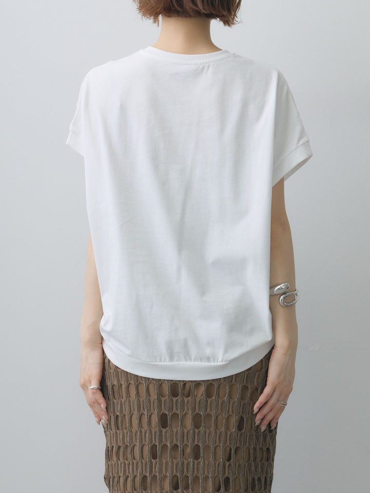 [予約]立体ロゴエンボスTEE /white