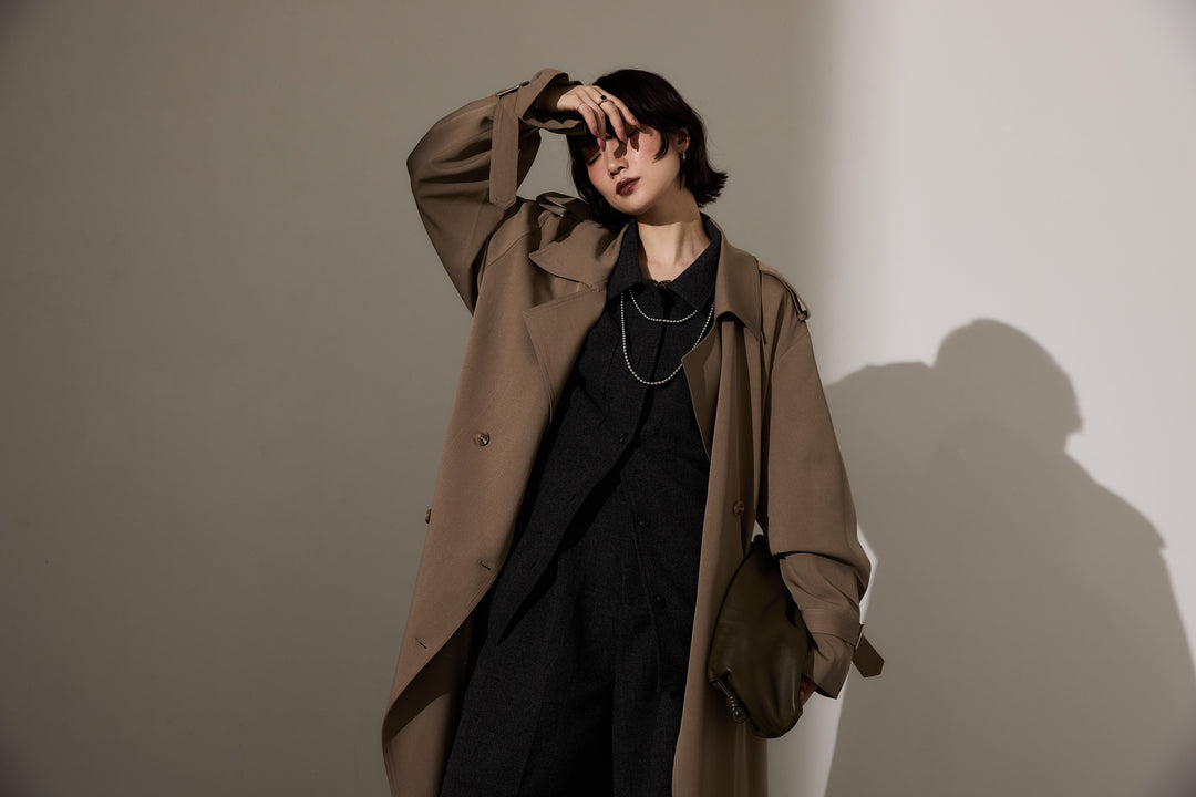 [予約]オーバートレンチコート/beige