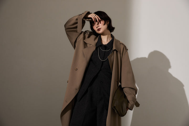 [予約]オーバートレンチコート/beige