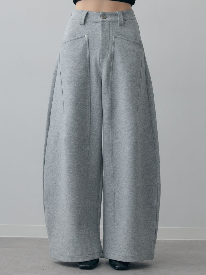 [予約]スウェットカーブパンツ/gray