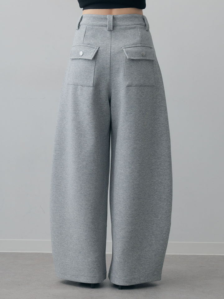 [予約]スウェットカーブパンツ/gray