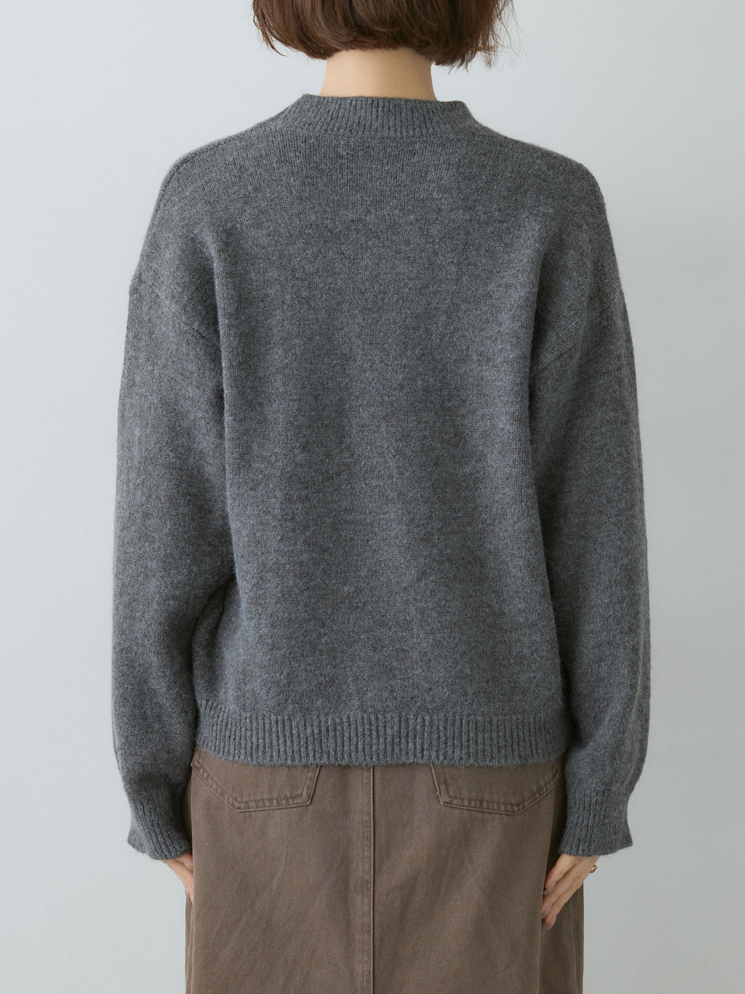 [予約]ナポレオンニットプルオーバー/darkgray
