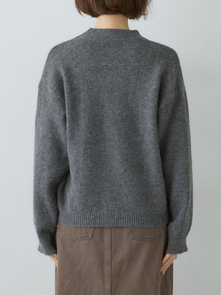 [予約]ナポレオンニットプルオーバー/darkgray