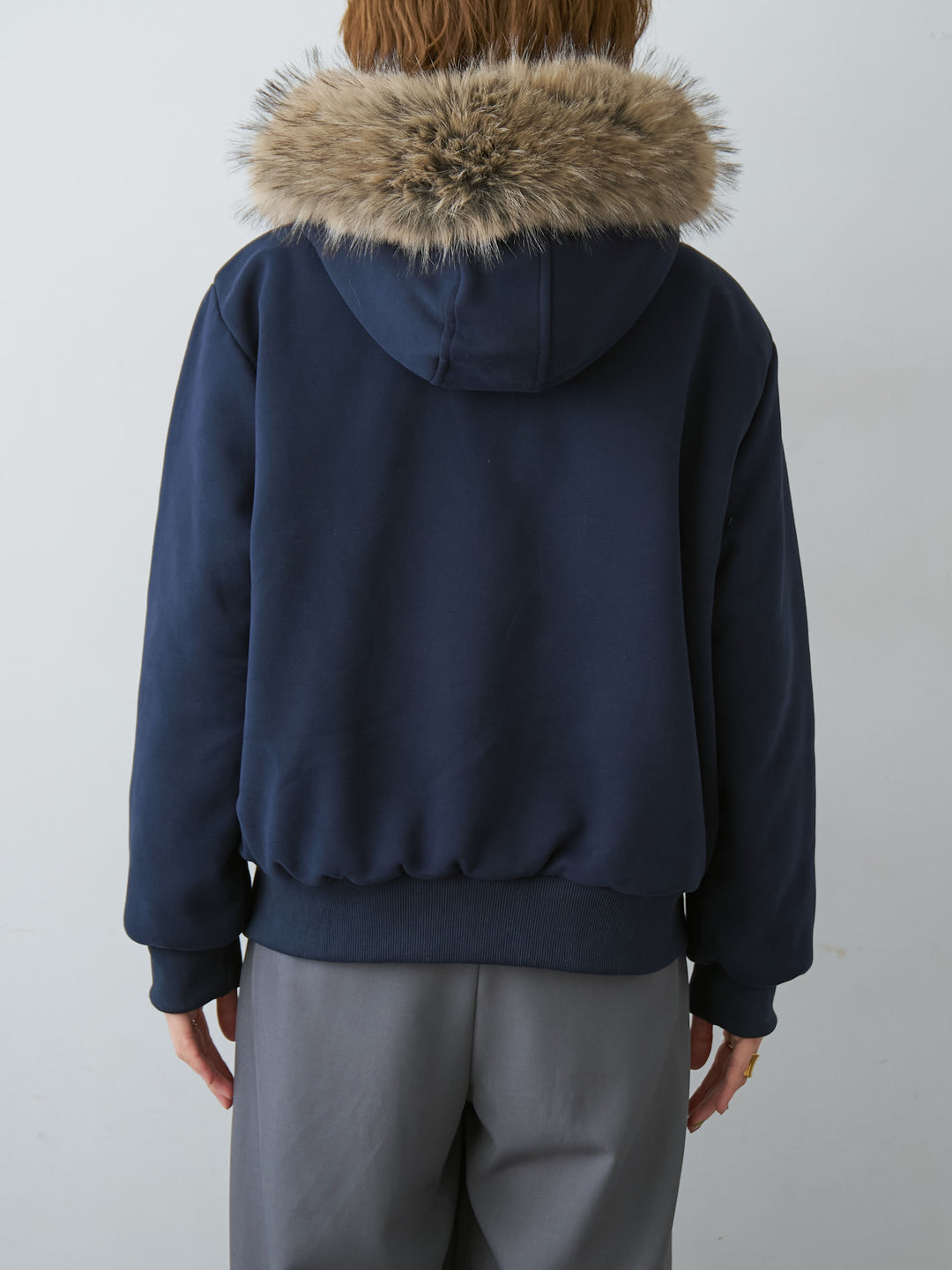 [予約]ナポレオンスウェットパフブルゾン/navy