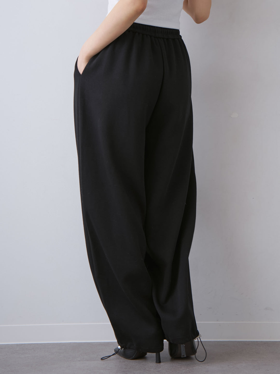 [予約]ナポレオンドロストスウェットパンツ/black