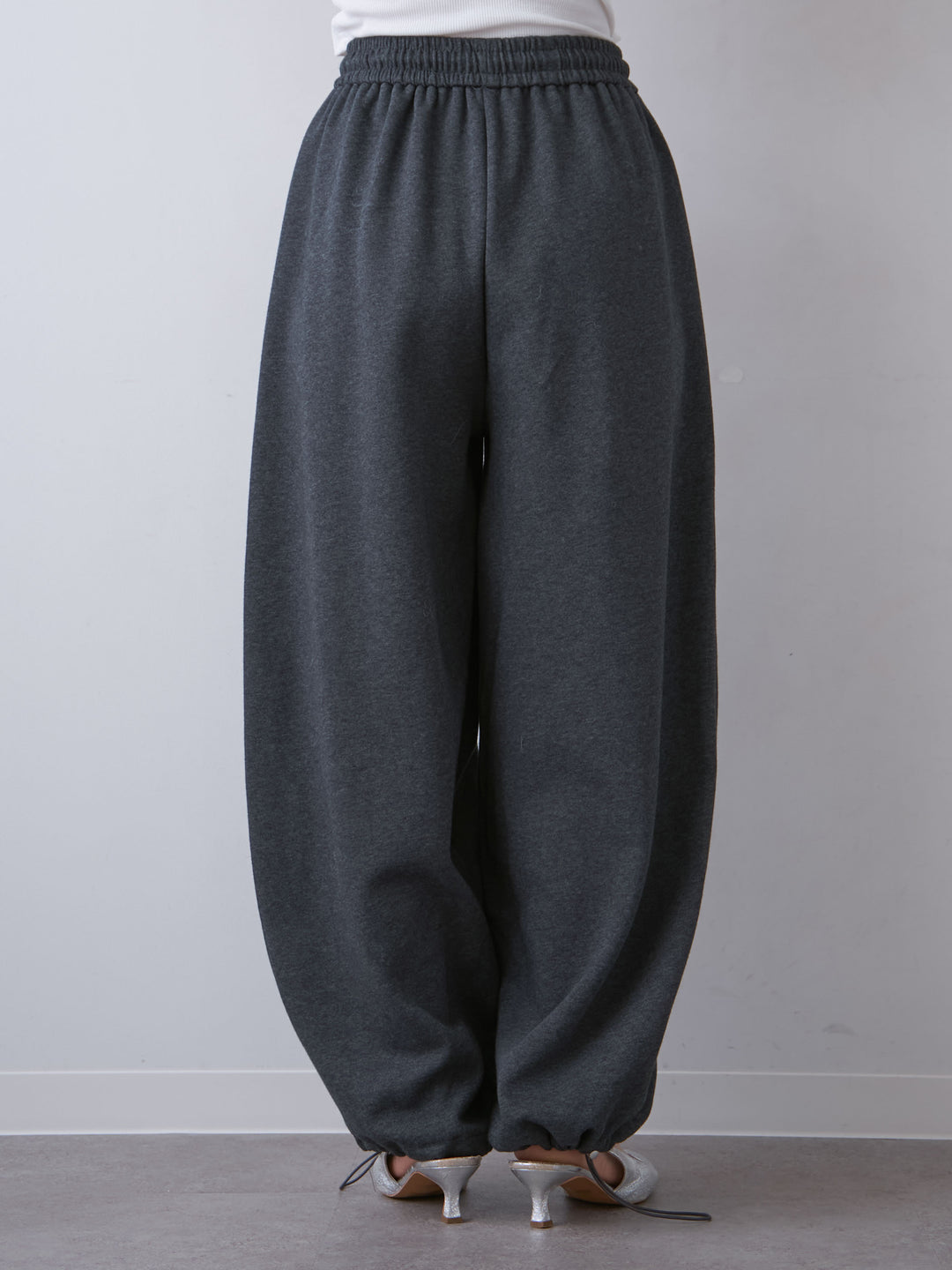 [予約]ナポレオンドロストスウェットパンツ/charcoal