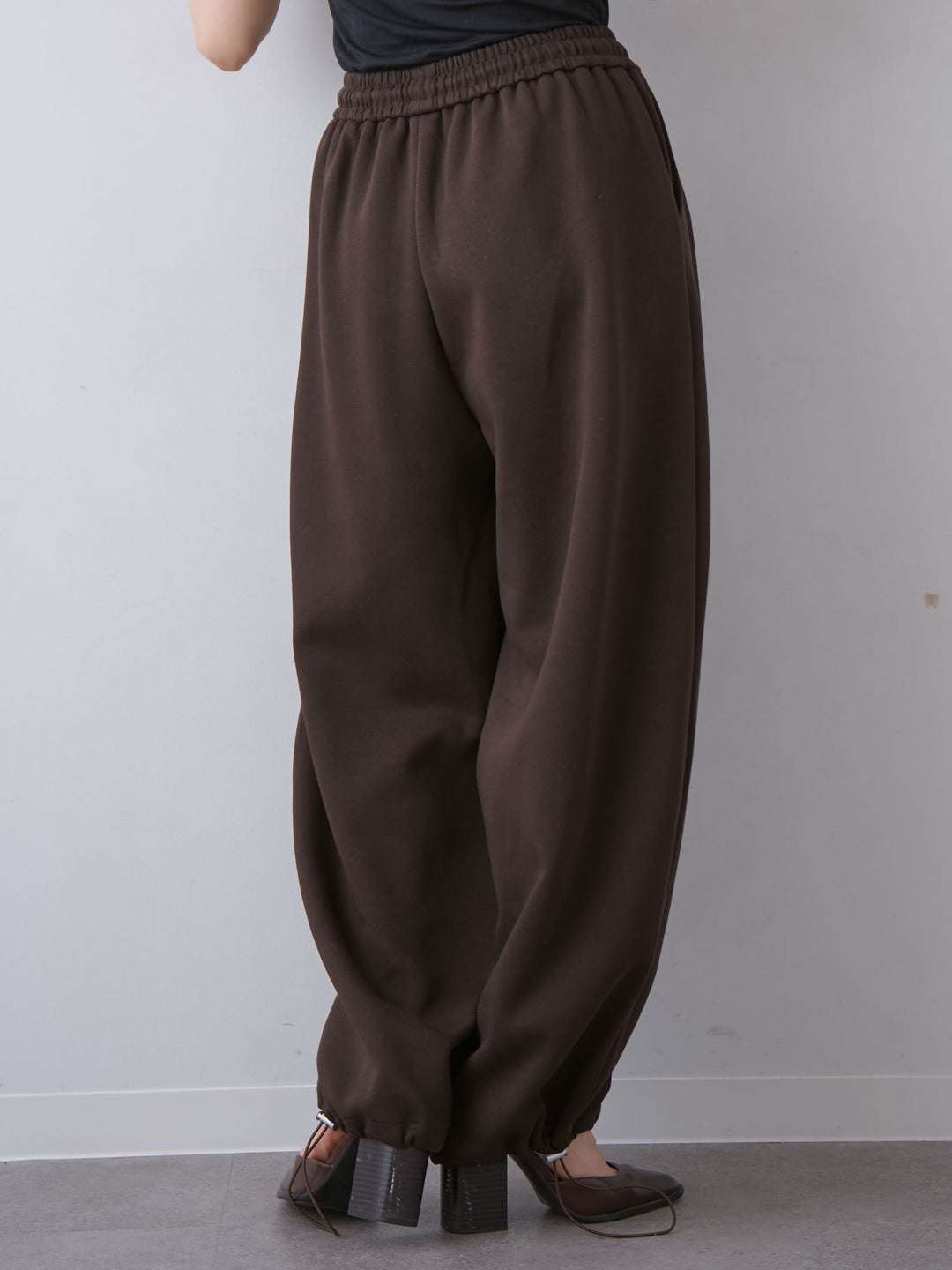 [予約]ナポレオンドロストスウェットパンツ/brown