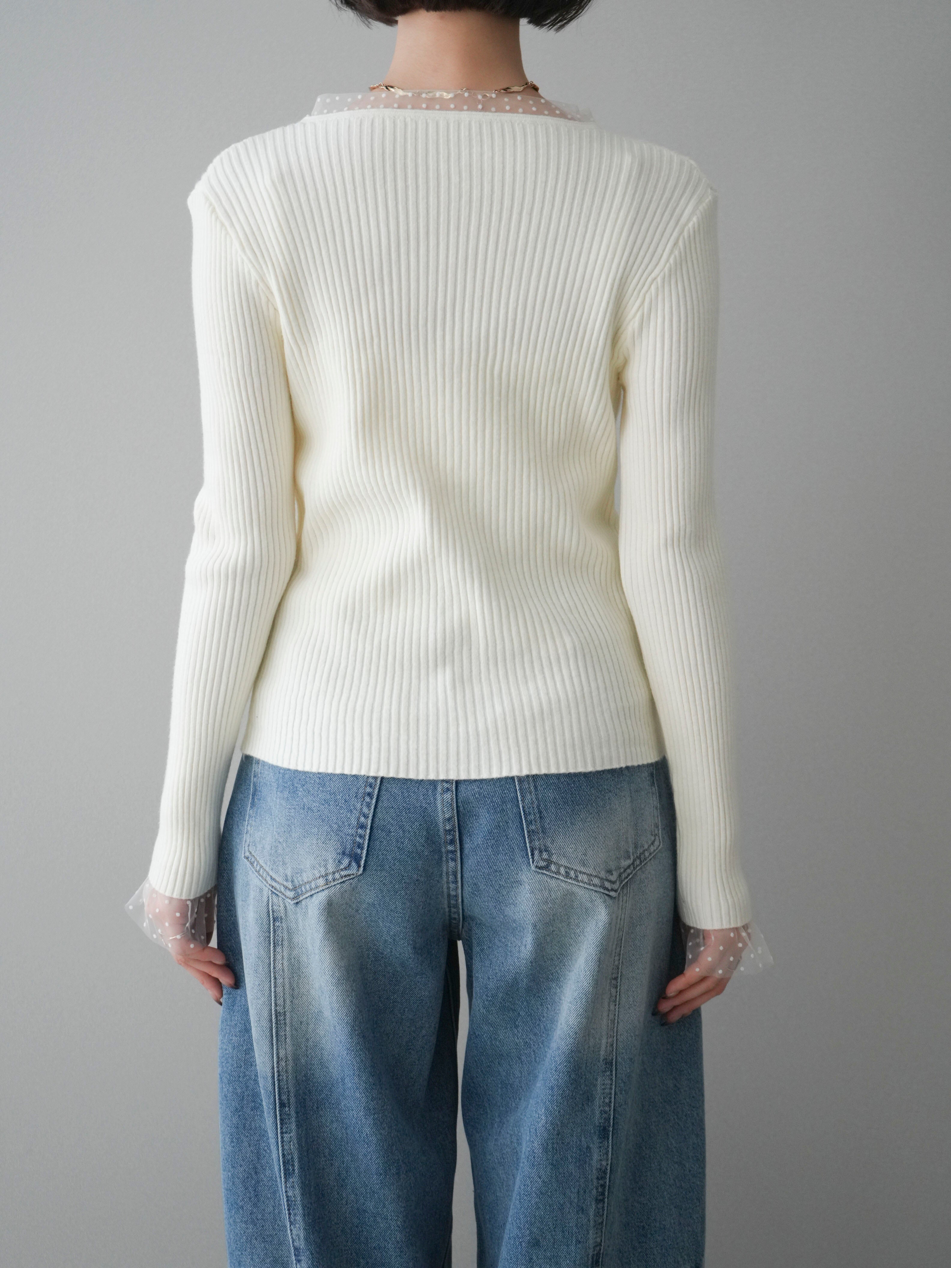 良品◎フォクシー カシミヤ100% カーディガン パールボタン L アイボリー 予約]チュールドッキングパールボタンニットカーディガン/ivory – Lumier