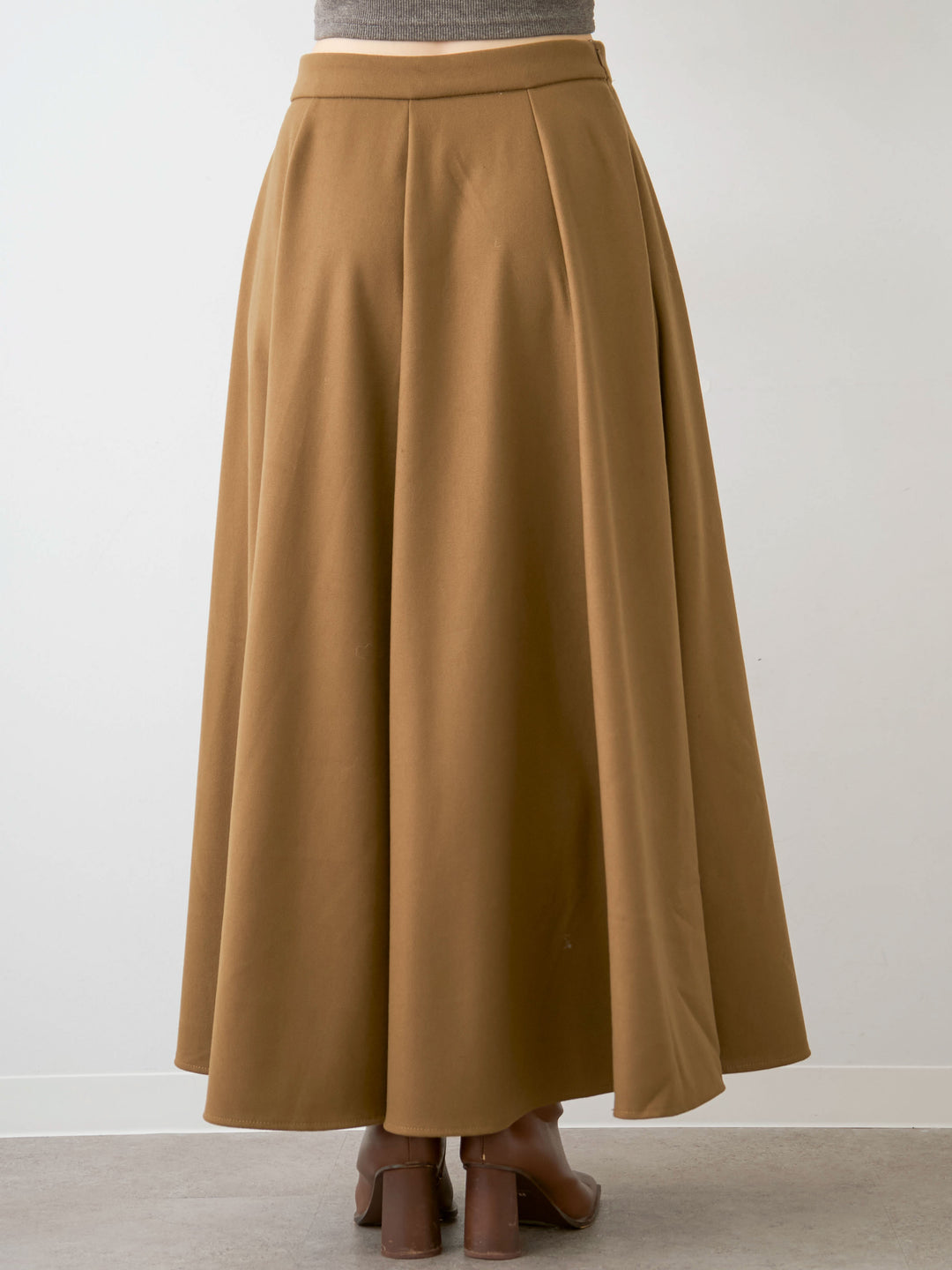 [予約]ドラマティックフレアスカート/beige