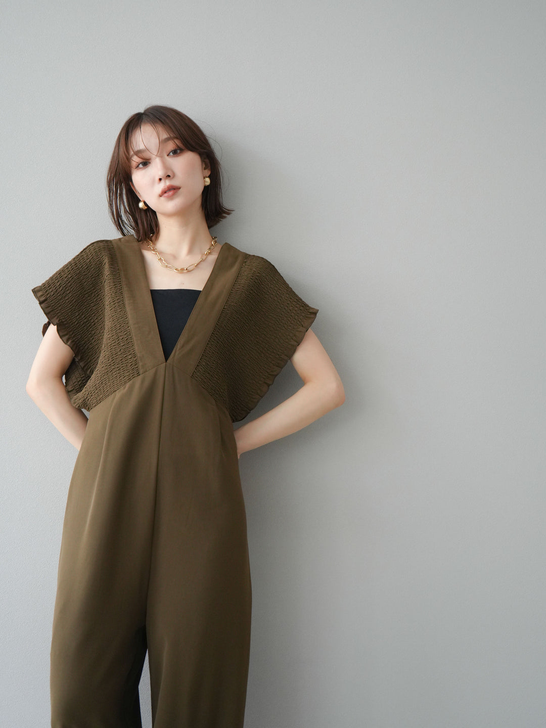 [予約]エステルシャーリングオールインワン/ブラウン