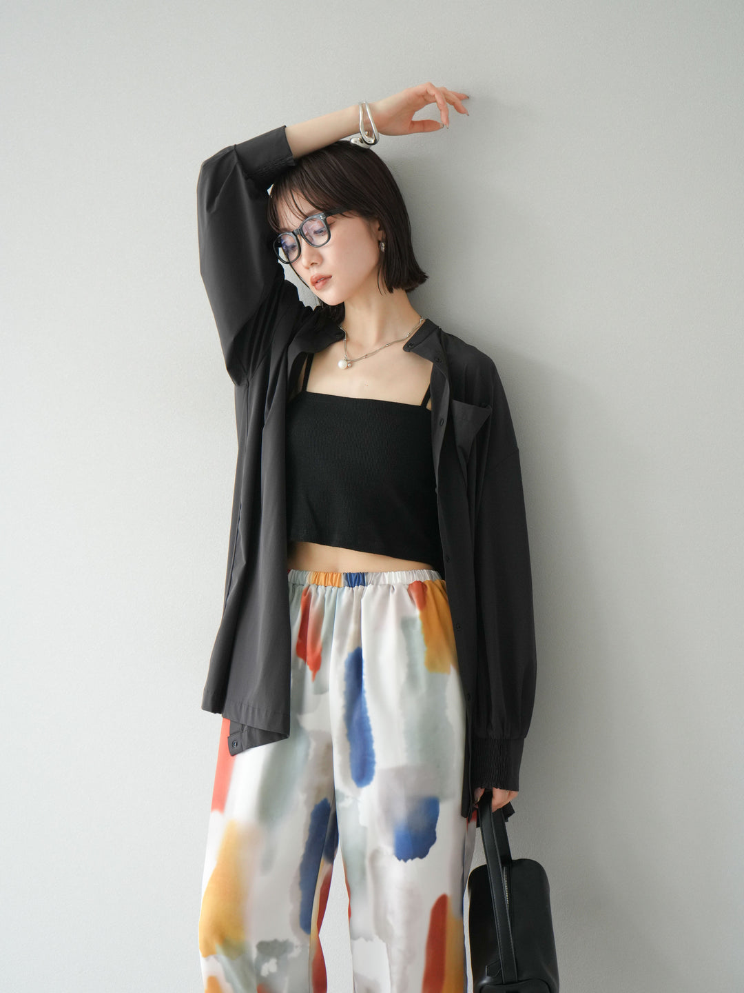 [予約]ICE TOUCH ２WAYオーバーシャツ/ブラック