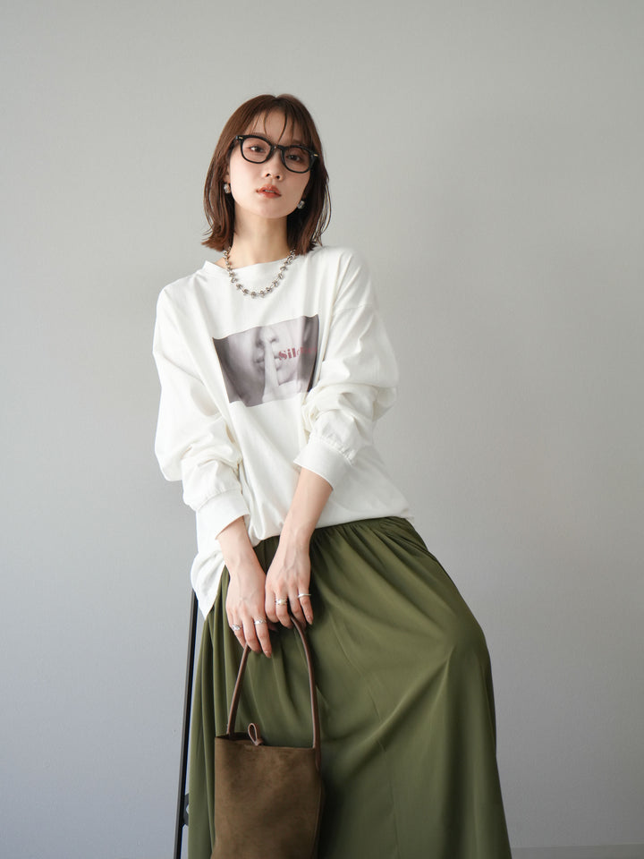 [予約]ウーマンプリントBIGロンT/オフ1