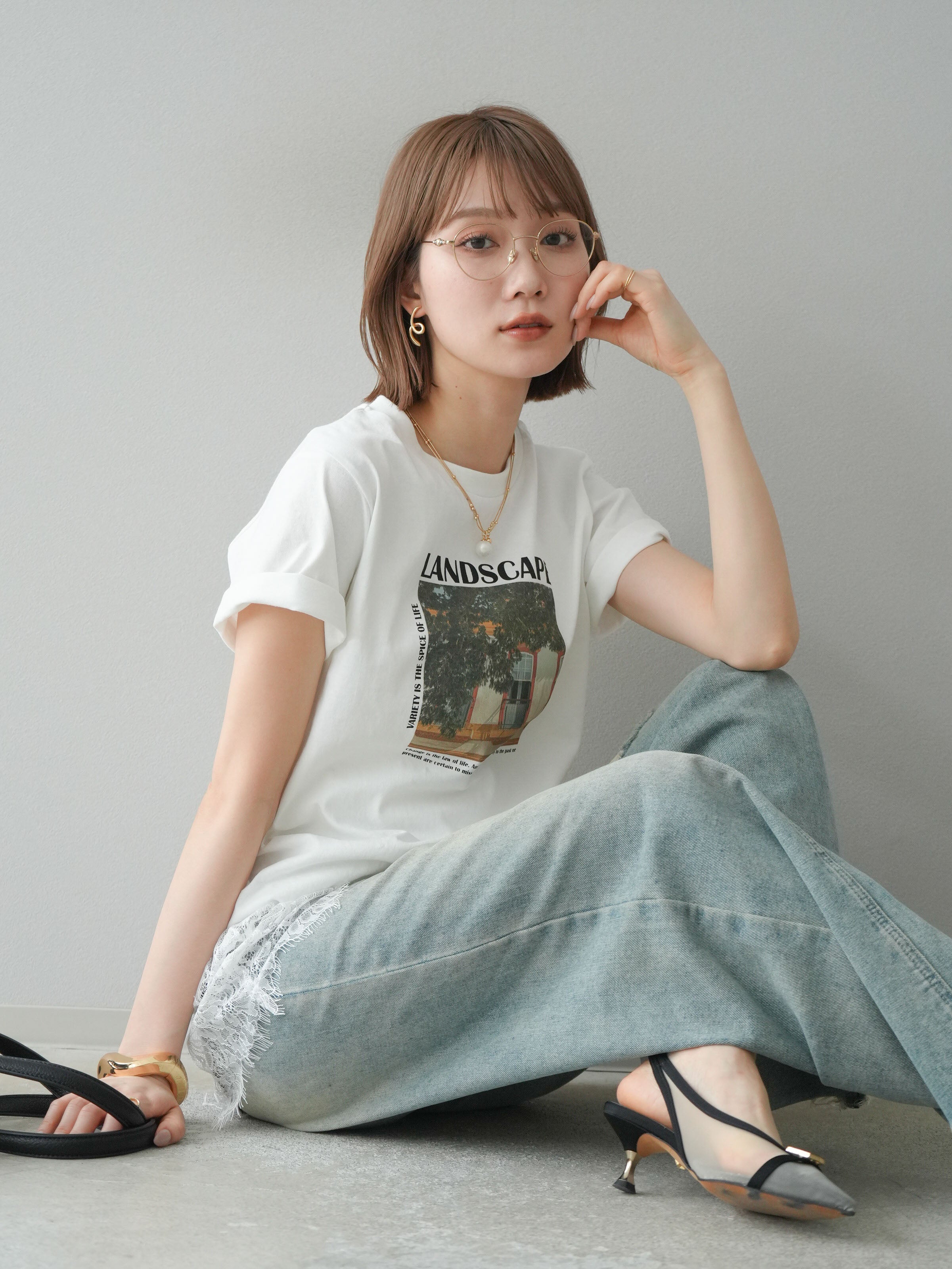 予約]グラフィックTシャツ/オフ3 – Lumier