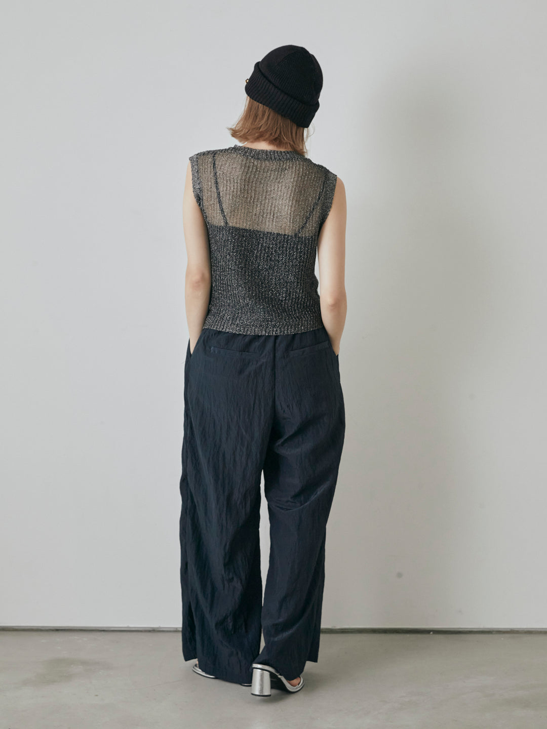 [預購] 尼龍洗衣機休閒褲/海軍藍