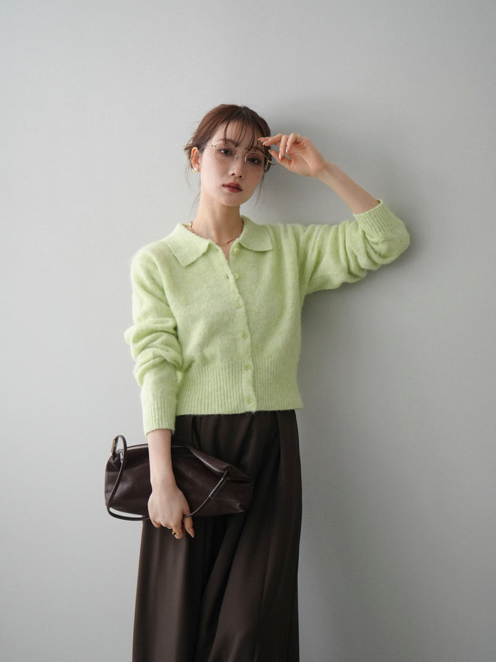 [SET]モヘア衿付きボタンプルオーバー+モヘア衿付きボタンプルオーバー(2set)