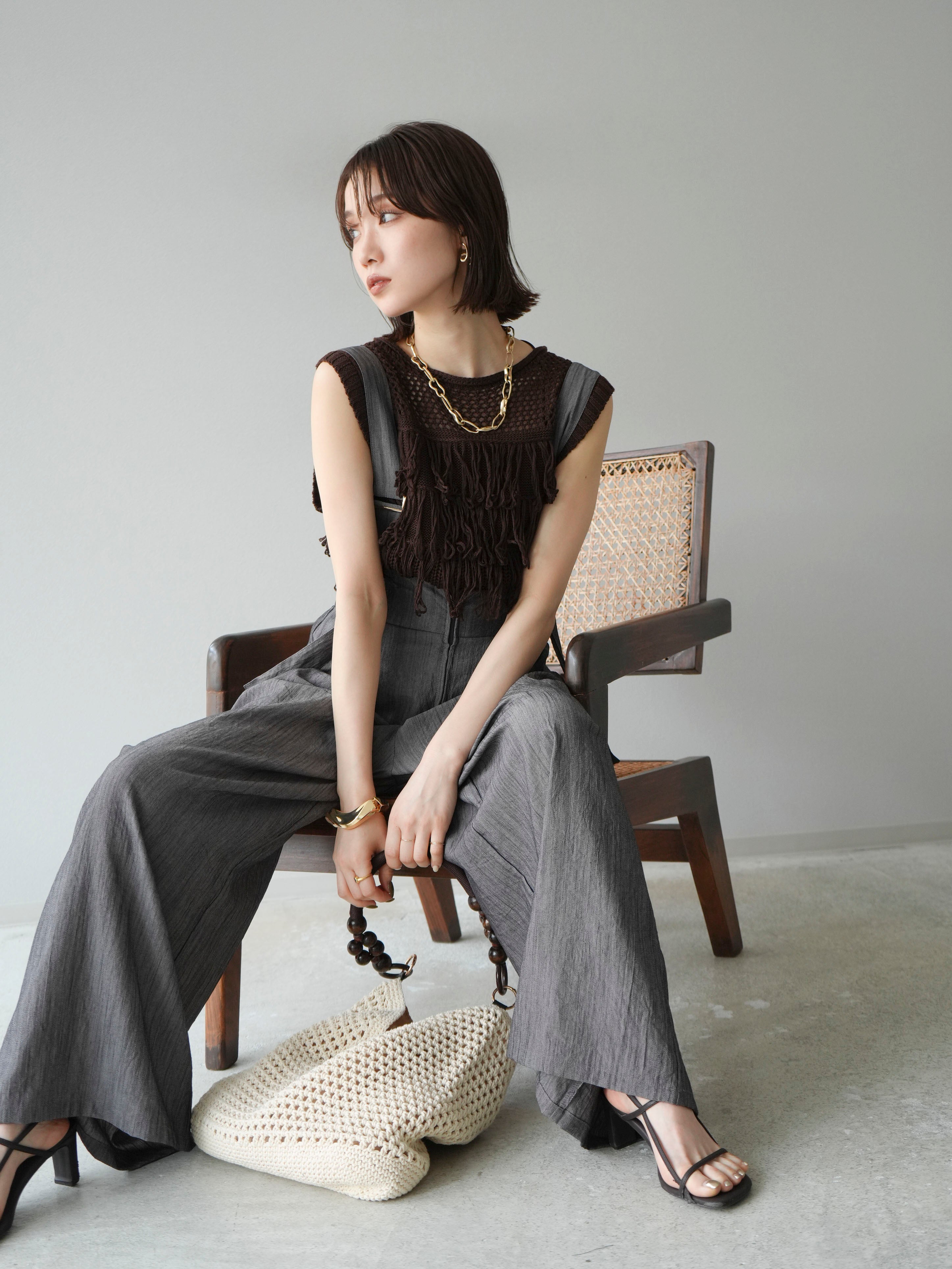 JILSANDER 20ss 編み込み フリンジ ニット ベルト oamc JILSANDER 20ss ロング編み込みフリンジベルト メイヤー夫妻oamc