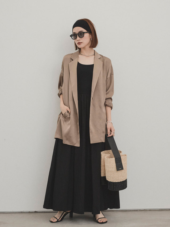 [SET]マットサテンジャケット+マットサテンジャケット(2set)