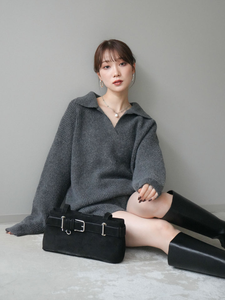 [SET]ポロニットプルオーバー＆ショートパンツSET UP+選べるアクセセット(2set)