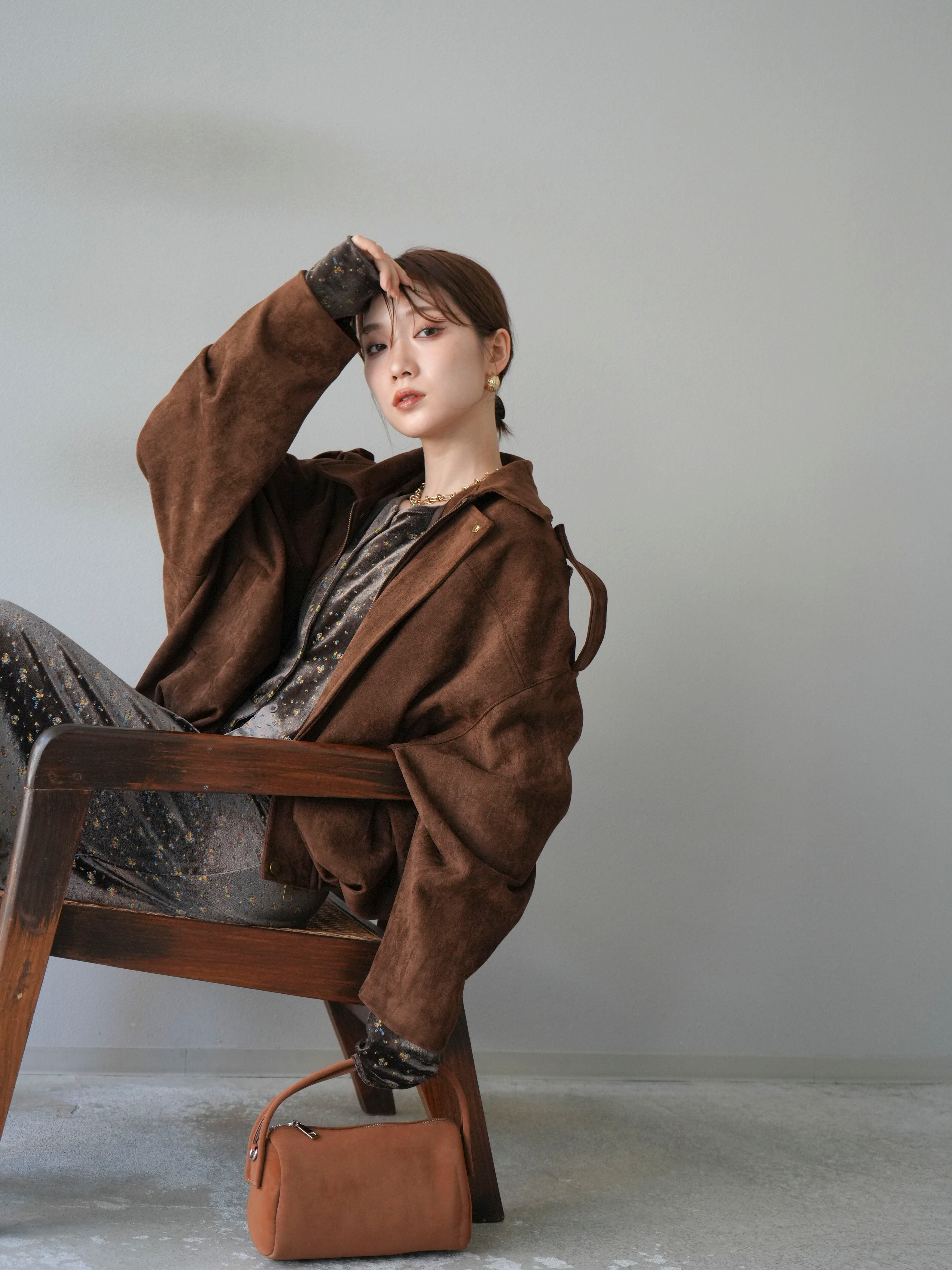 ベロア スエード 切替 ジャケット ベロア スエード 切替 ジャケット 【公式通販】