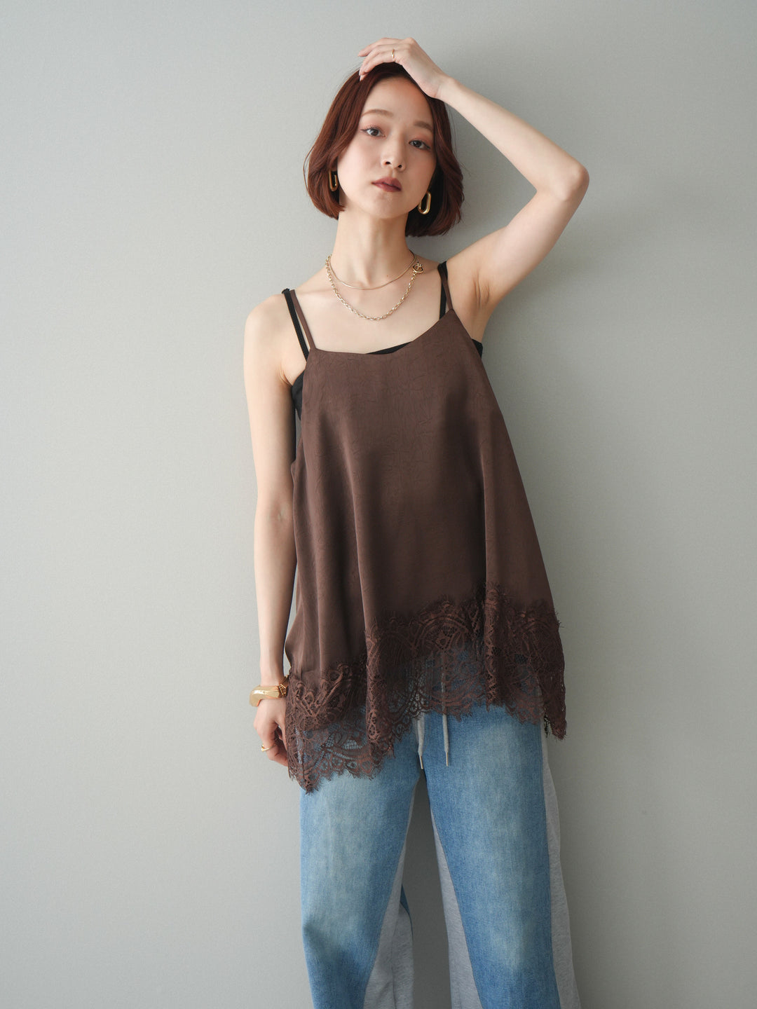 [SET]レーストリムキャミソール+レーストリムキャミソール(2set)