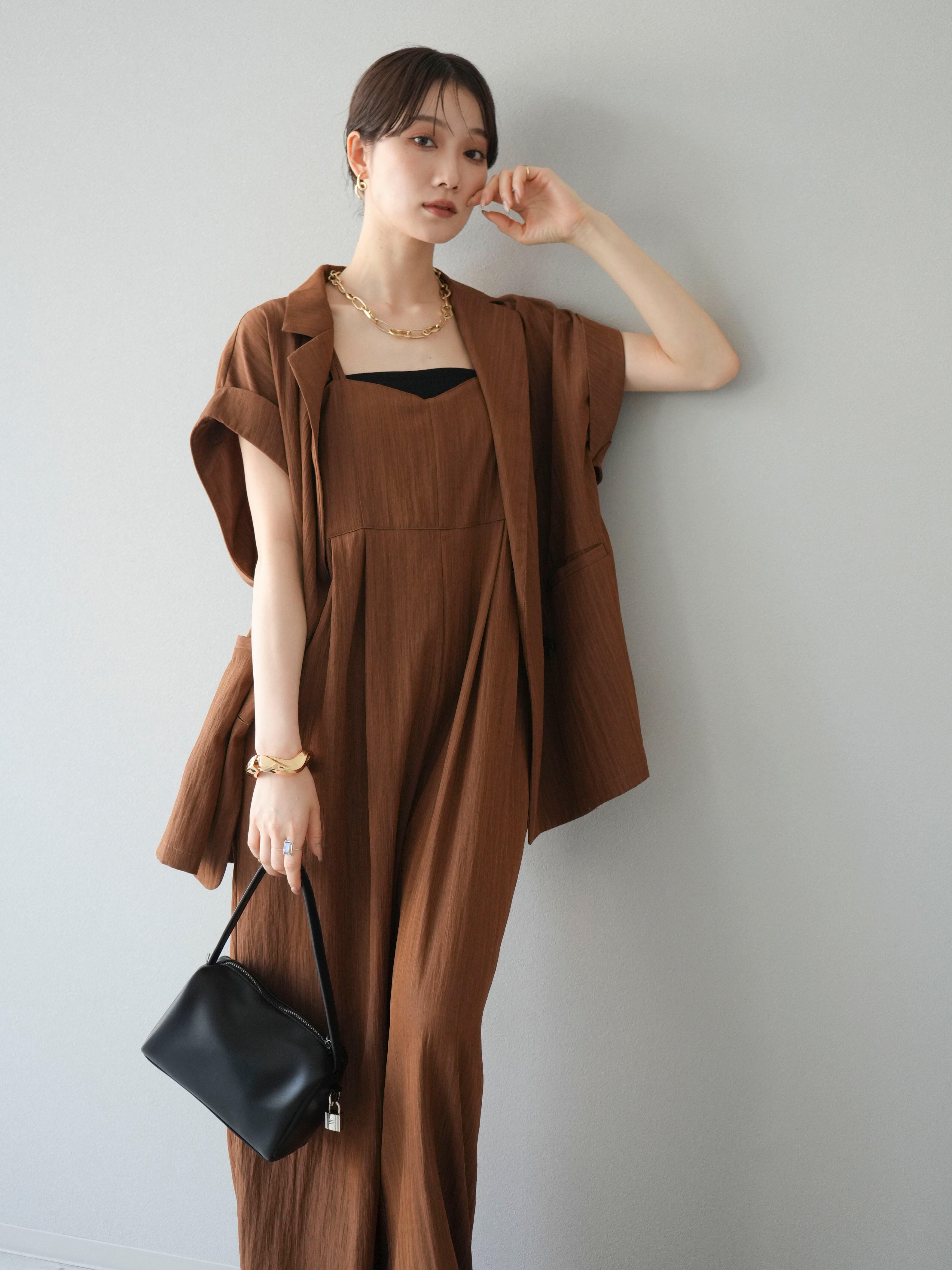 L'Appartement Lisiereリネンサロペット L'Appartement DEUXIEME CLASSE - L'Appartement Lisiereリネン