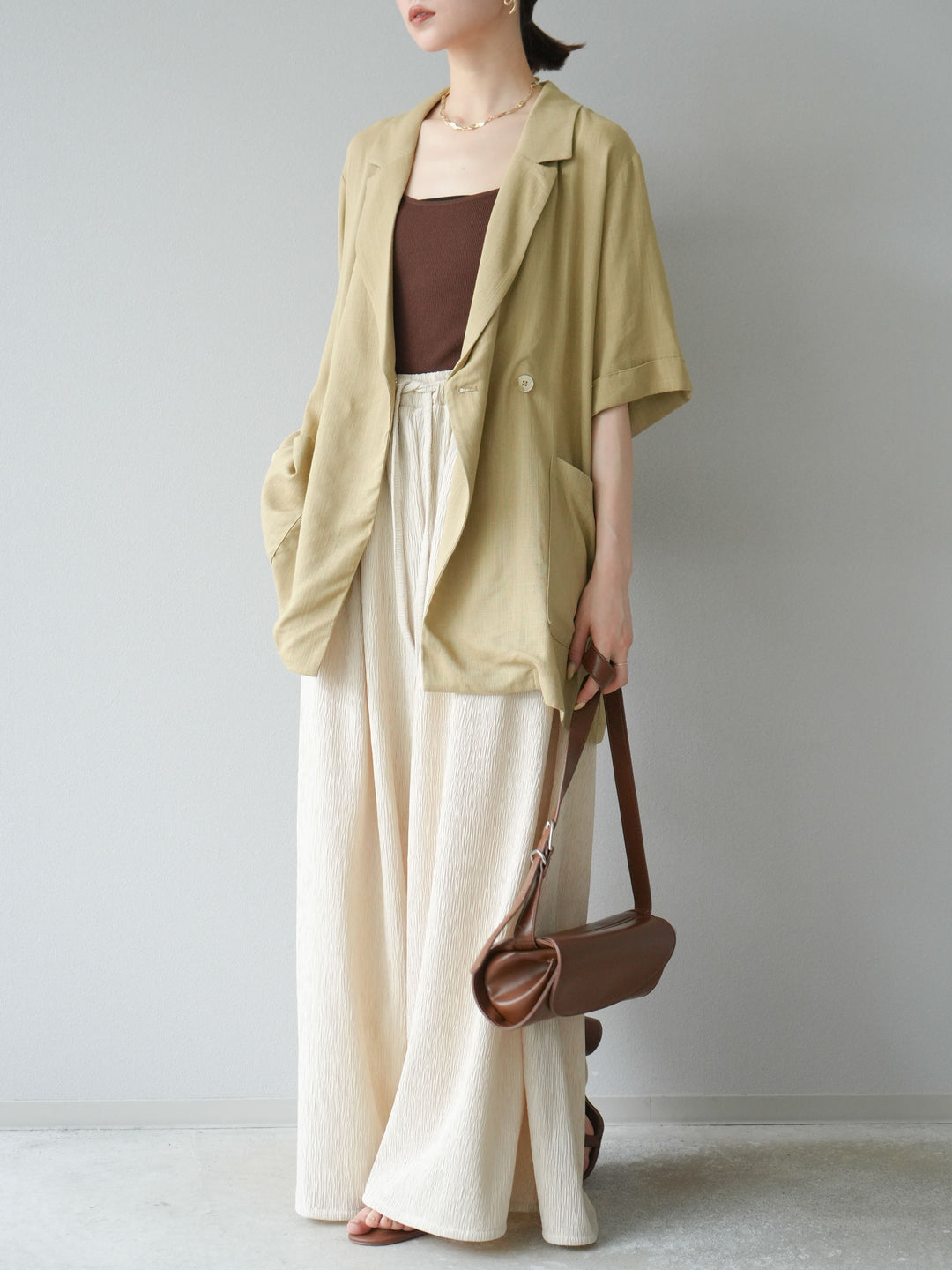 [預購] Willow 寬鬆褲/米色
