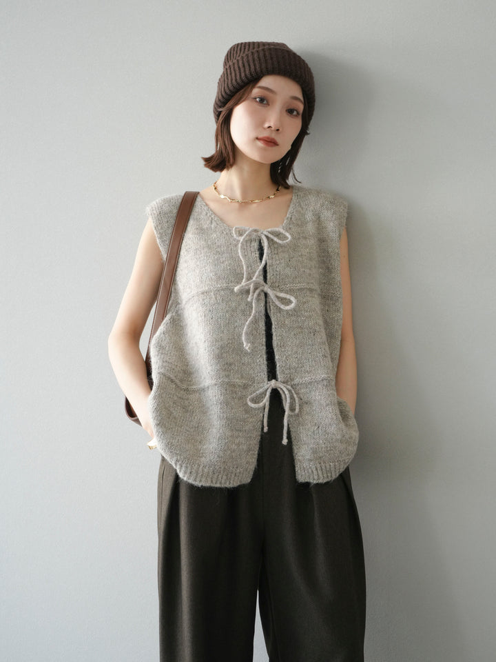 [予約]ニットビーニー/グレー