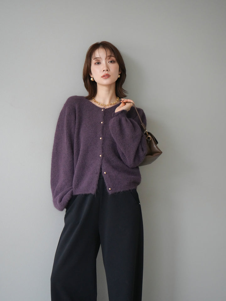 [SET]ゴールドボタンニットカーディガン+ゴールドボタンニットカーディガン(2set)