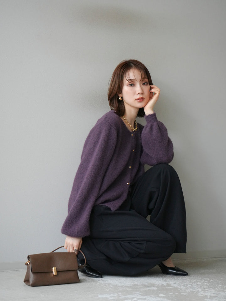 [SET]ゴールドボタンニットカーディガン+ゴールドボタンニットカーディガン(2set)