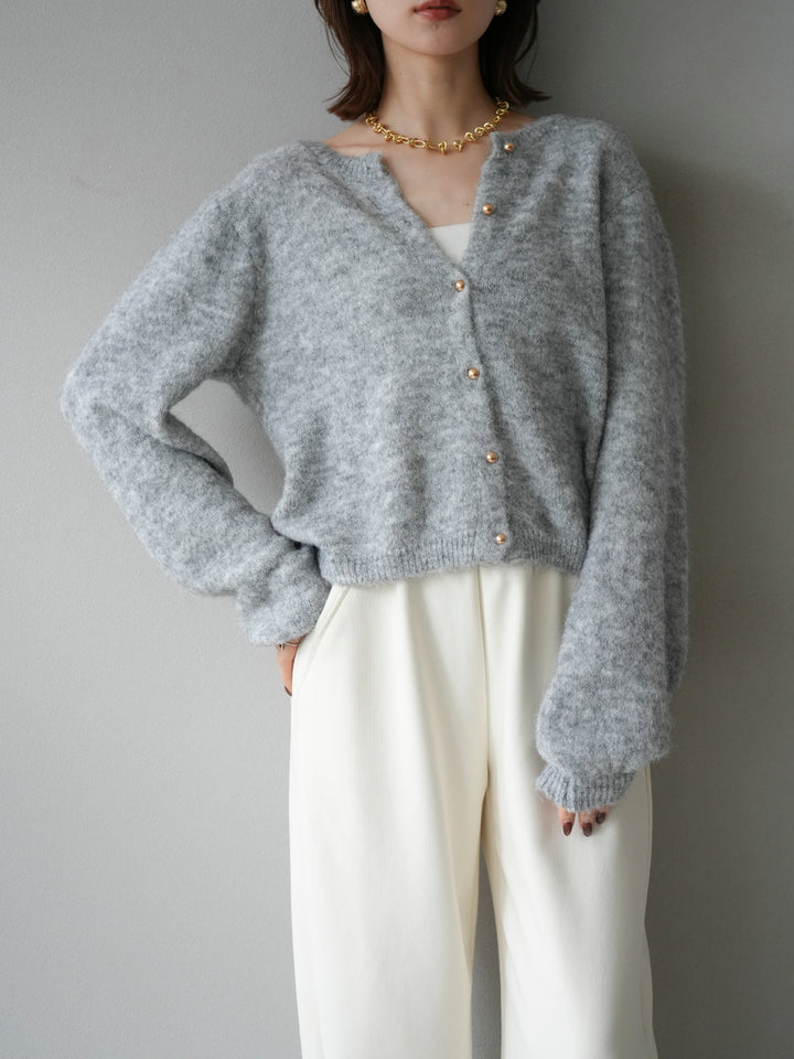 [SET]ゴールドボタンニットカーディガン+ゴールドボタンニットカーディガン(2set)