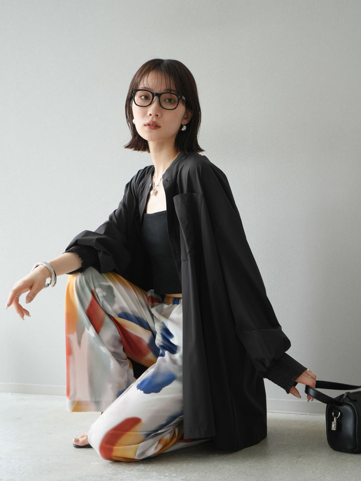 [予約]ICE TOUCH ２WAYオーバーシャツ/ブラック