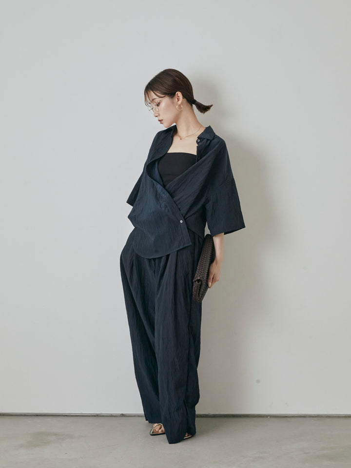 [預購] 尼龍洗衣機休閒褲/海軍藍