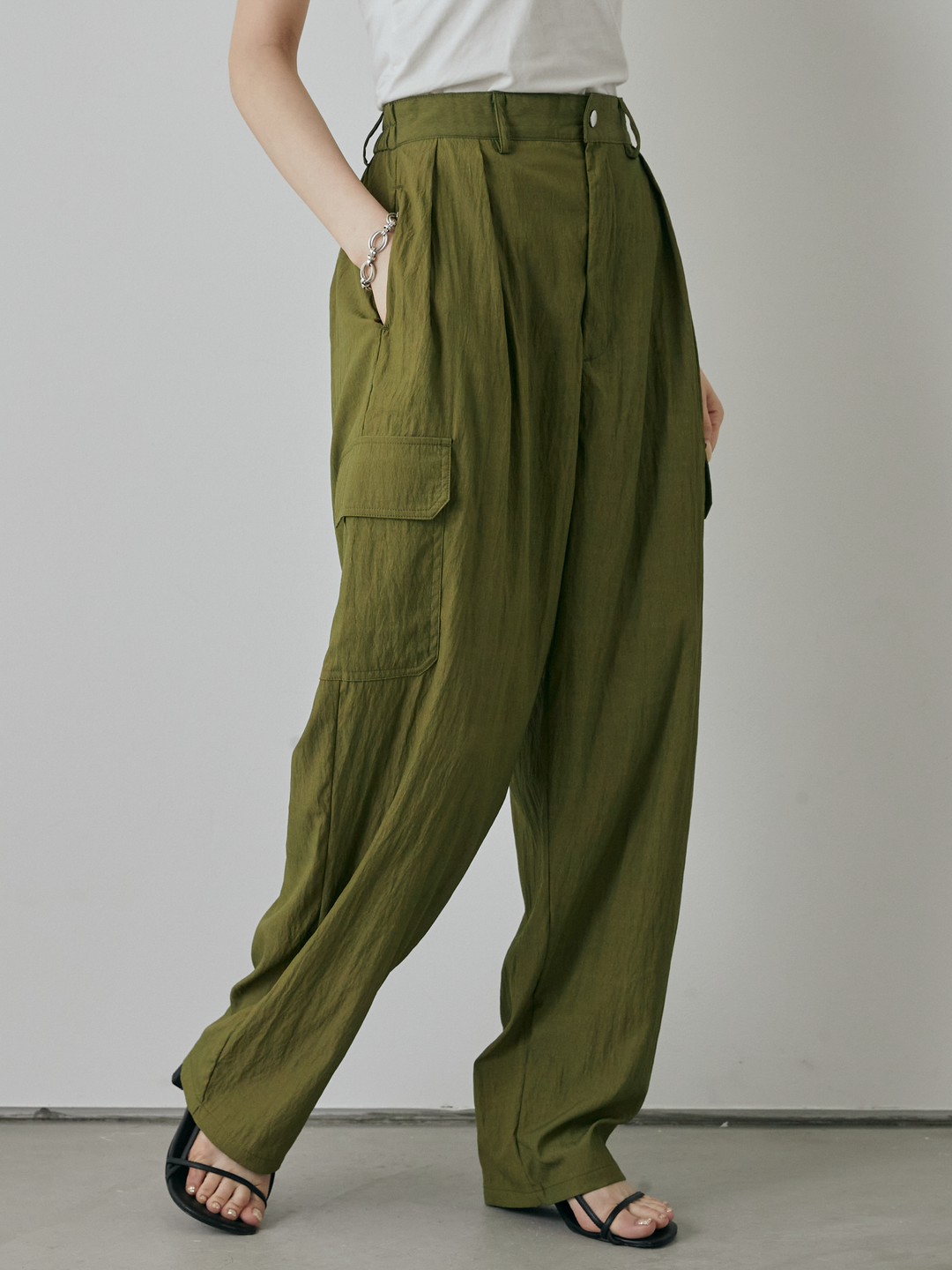 [預購] 軍裝工裝褲/卡其色