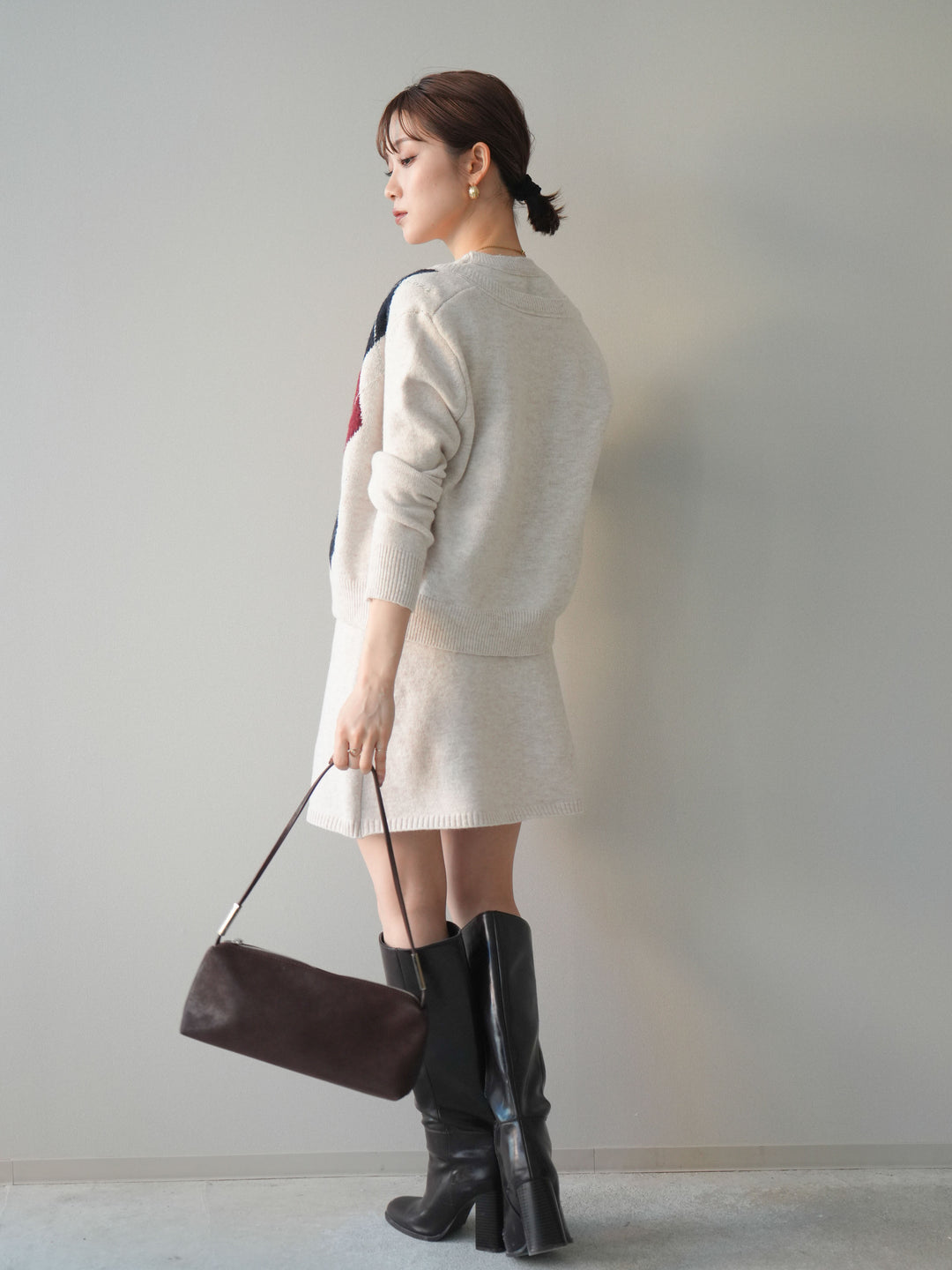 [SET]アーガイル柄3ピースSET UP(2set)