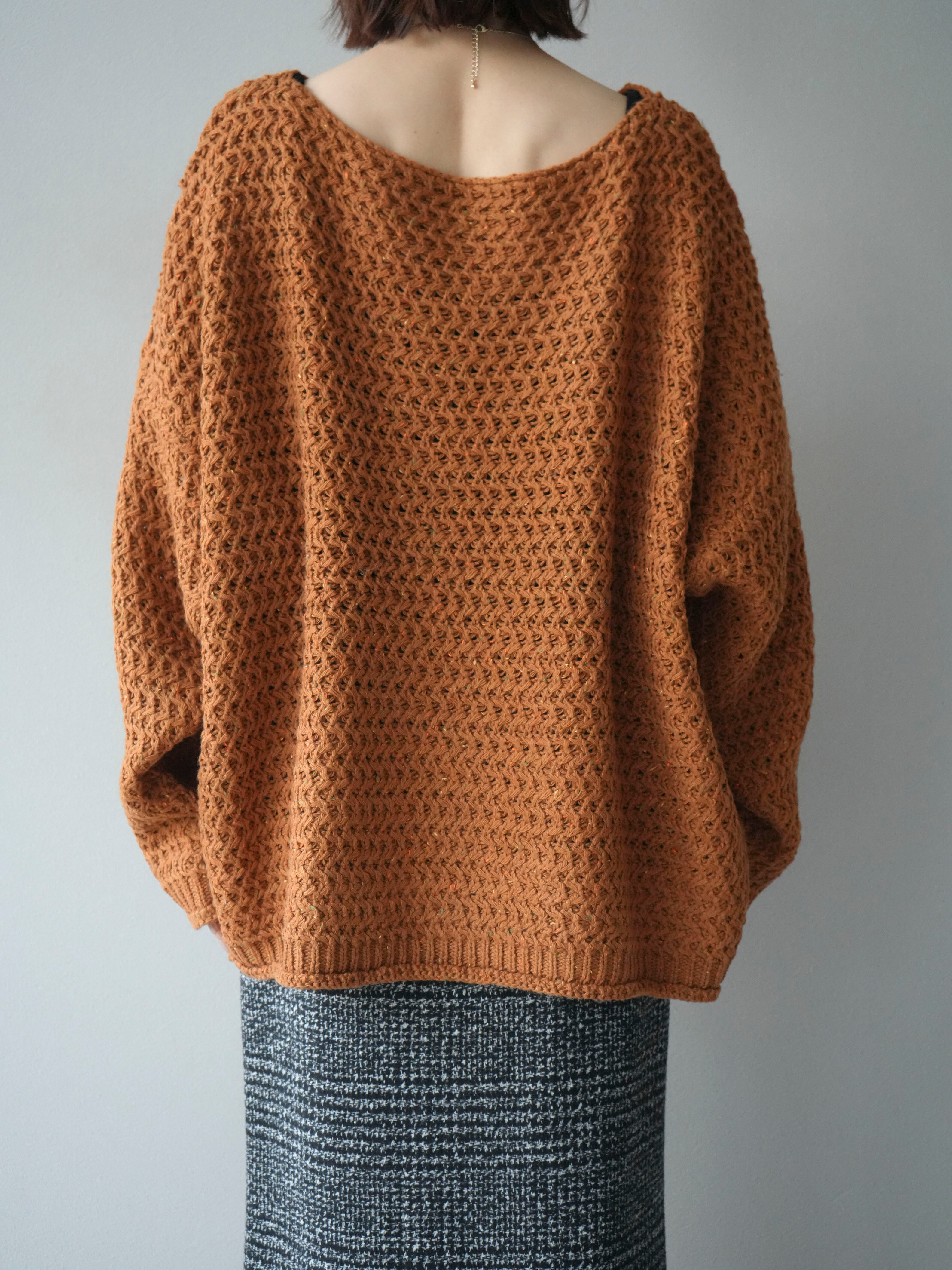 【最終お値下げ】THESHISHIKUI BIG ニット CAMEL THESHISHIKUI 割引 BIG ニット CAMEL 最終お値下げ】THESHISHIKUI BIG