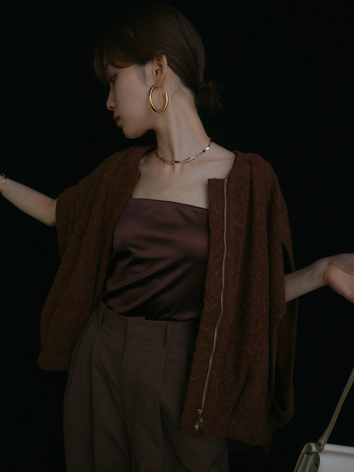 【Allure】[SET]ウール混コクーンブルゾン+ウール混コクーンブルゾン(2set)