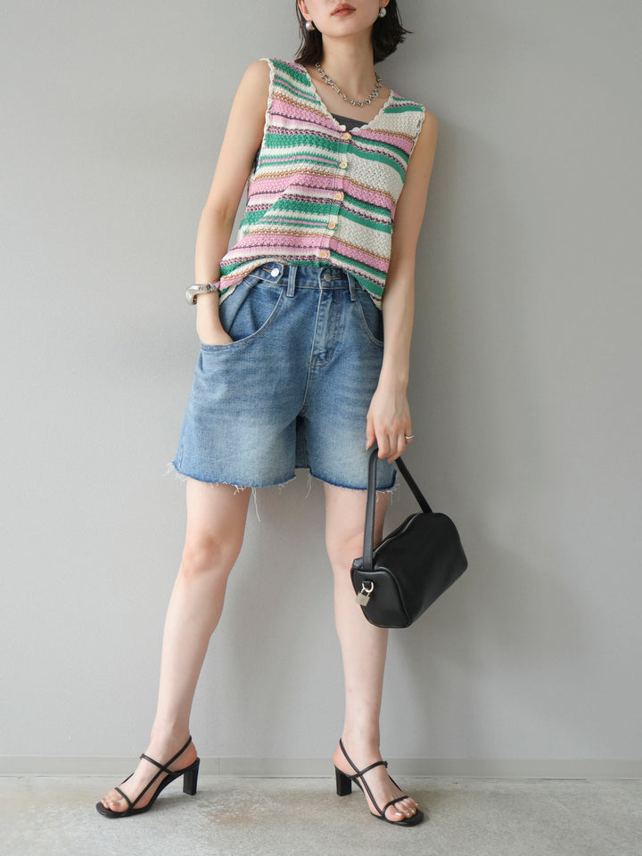 【預購】寬鬆半身牛仔褲/藍色