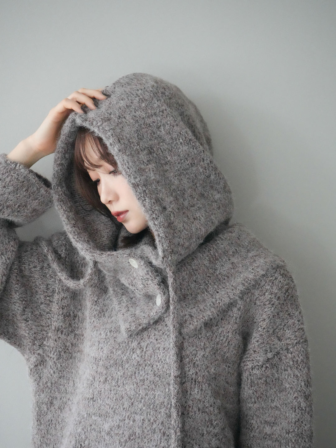 [SET]バラクラバSETニットプルオーバー+ベルベットナロースカート(2set)