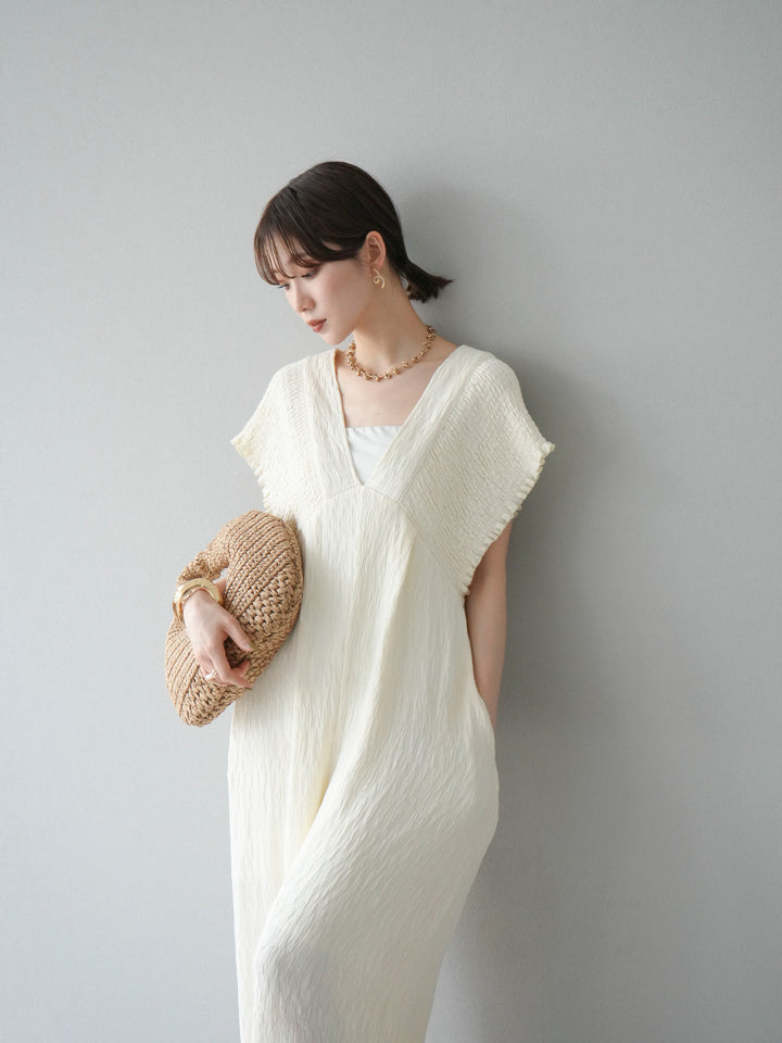 [SET]楊柳シャーリングサロペット+楊柳シャーリングサロペット(2set)