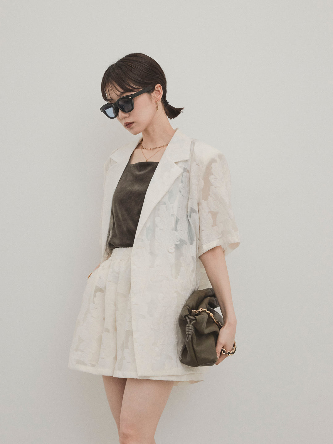 [SET]シアージャガードハーフジャケット＆ハーフパンツSET UP(2set)