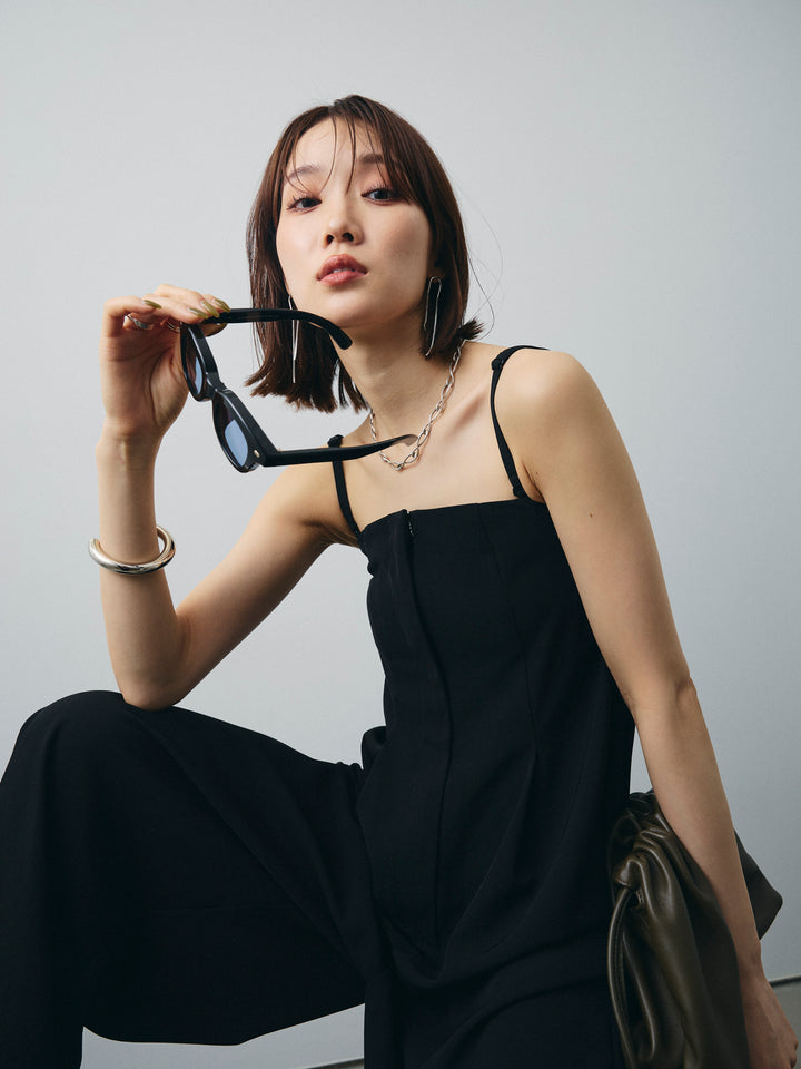 [予約]ベアキャミロンパース/ブラック