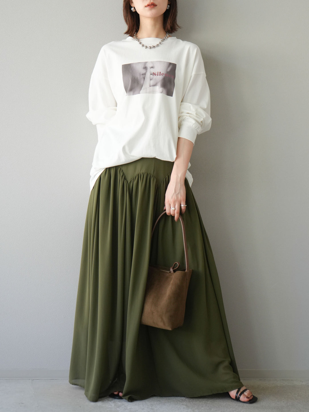 [予約]ウーマンプリントBIGロンT/オフ1