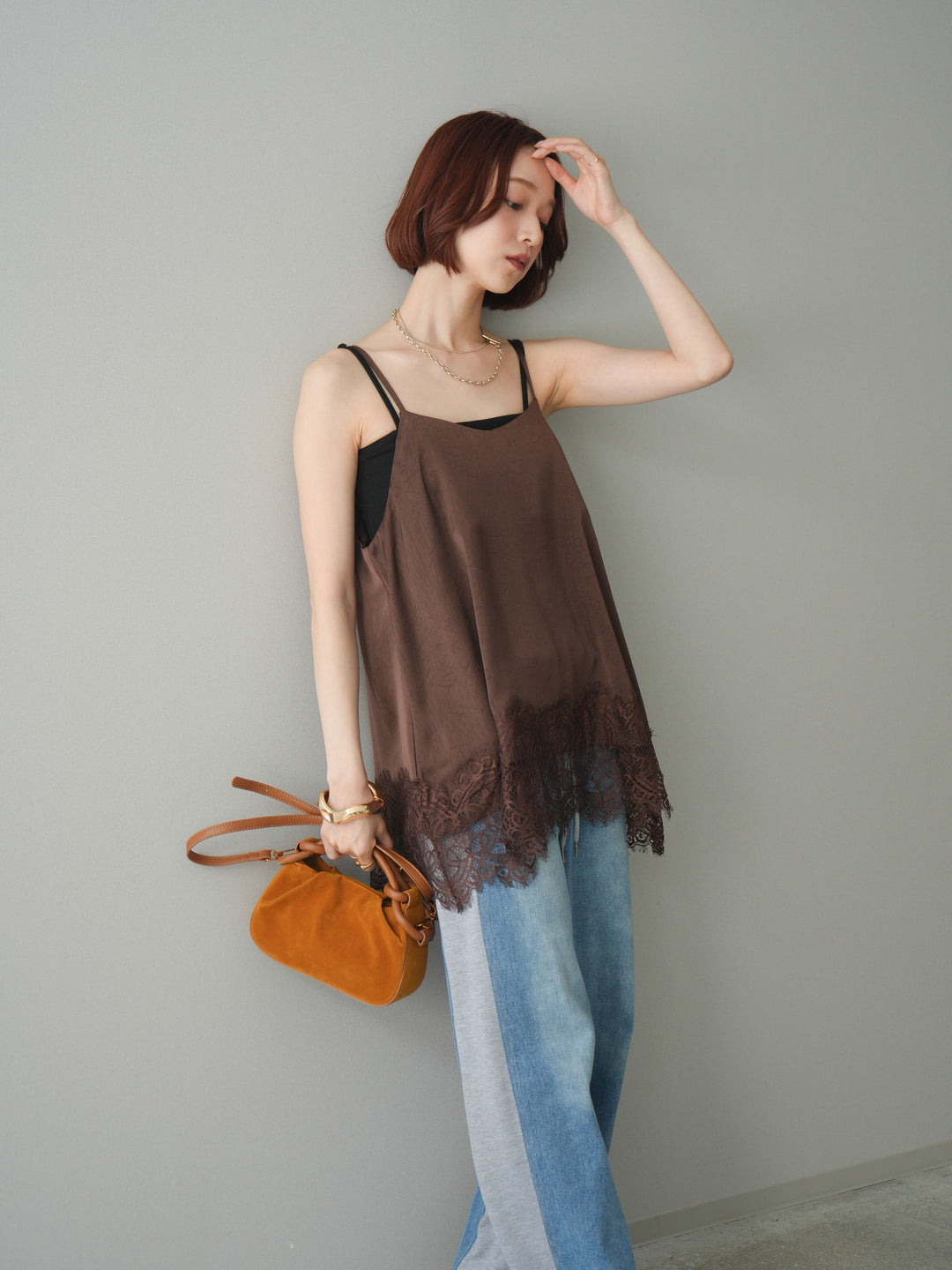 [SET]レーストリムキャミソール+レーストリムキャミソール(2set)