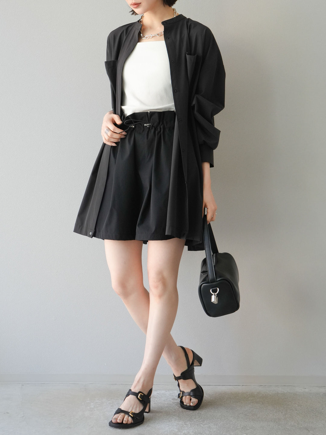 [套裝] ICE TOUCH 2WAY 外套 + ICE TOUCH 荷葉邊褶皺短褲 (2 套)