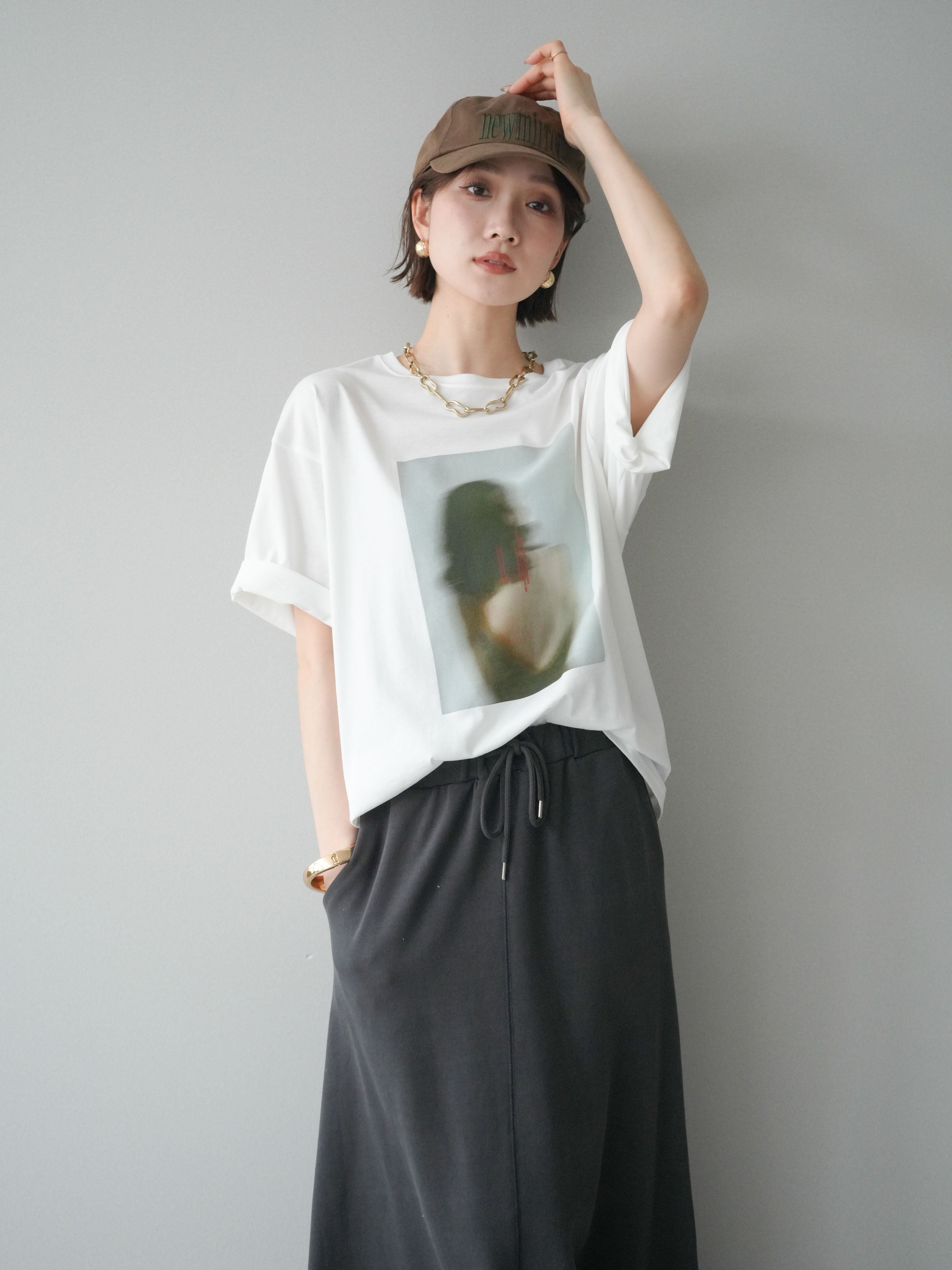 予約]ブラーアートフォトTシャツ/off1 – Lumier
