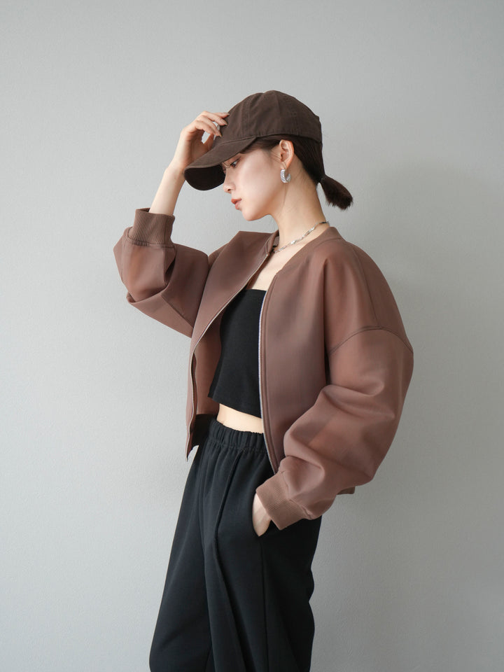 [予約]シアーダンボールボリュームスリーブMA-1/ブラウン