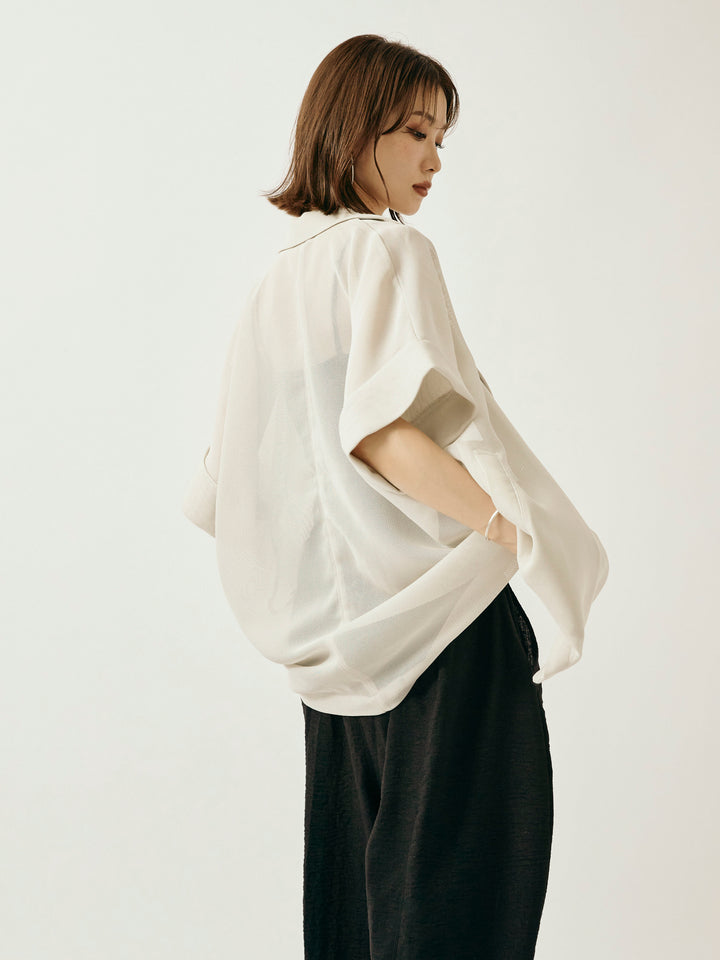 【Allure】[SET]メッシュハーフテーラードジャケット+メッシュハーフテーラードジャケット(2set)