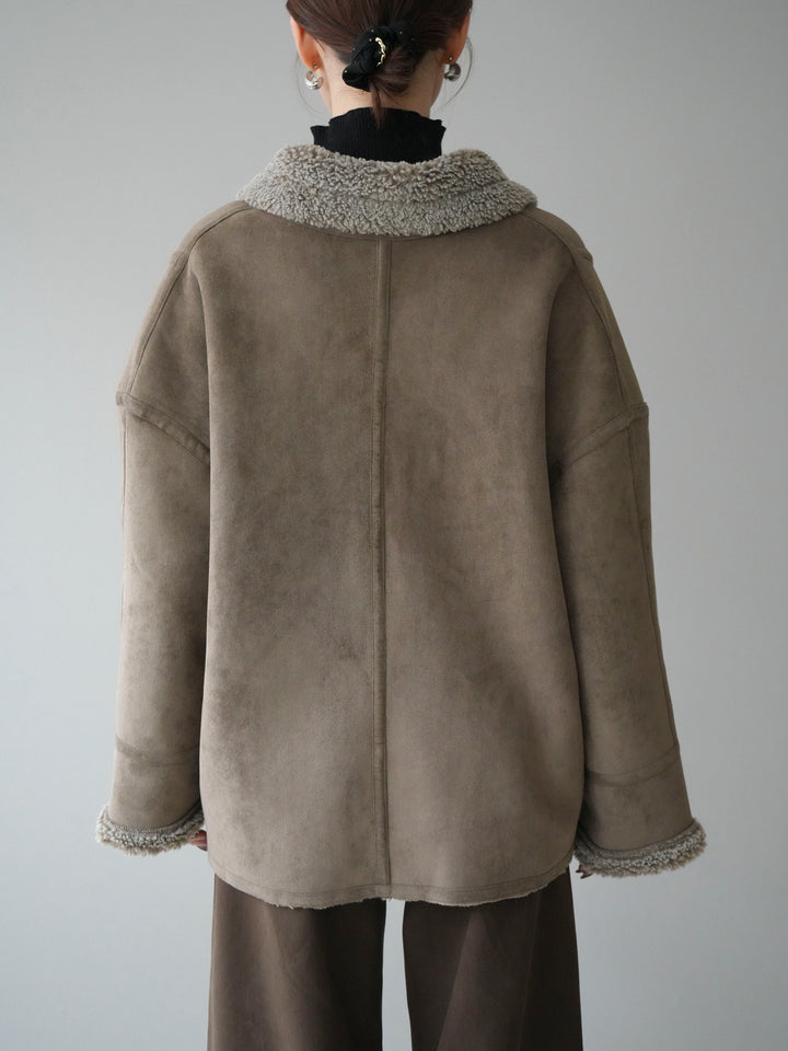 [予約]ムートンボアジャケット/khaki