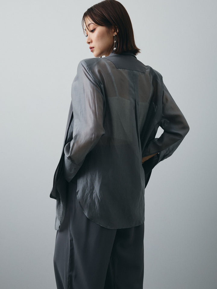 [SET]シアー切替テーラードジャケット+シアー切替テーラードジャケット(2set)