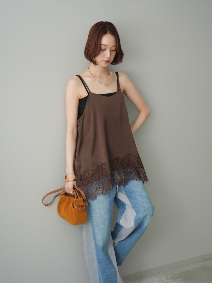 [SET]レーストリムキャミソール+レーストリムキャミソール(2set)